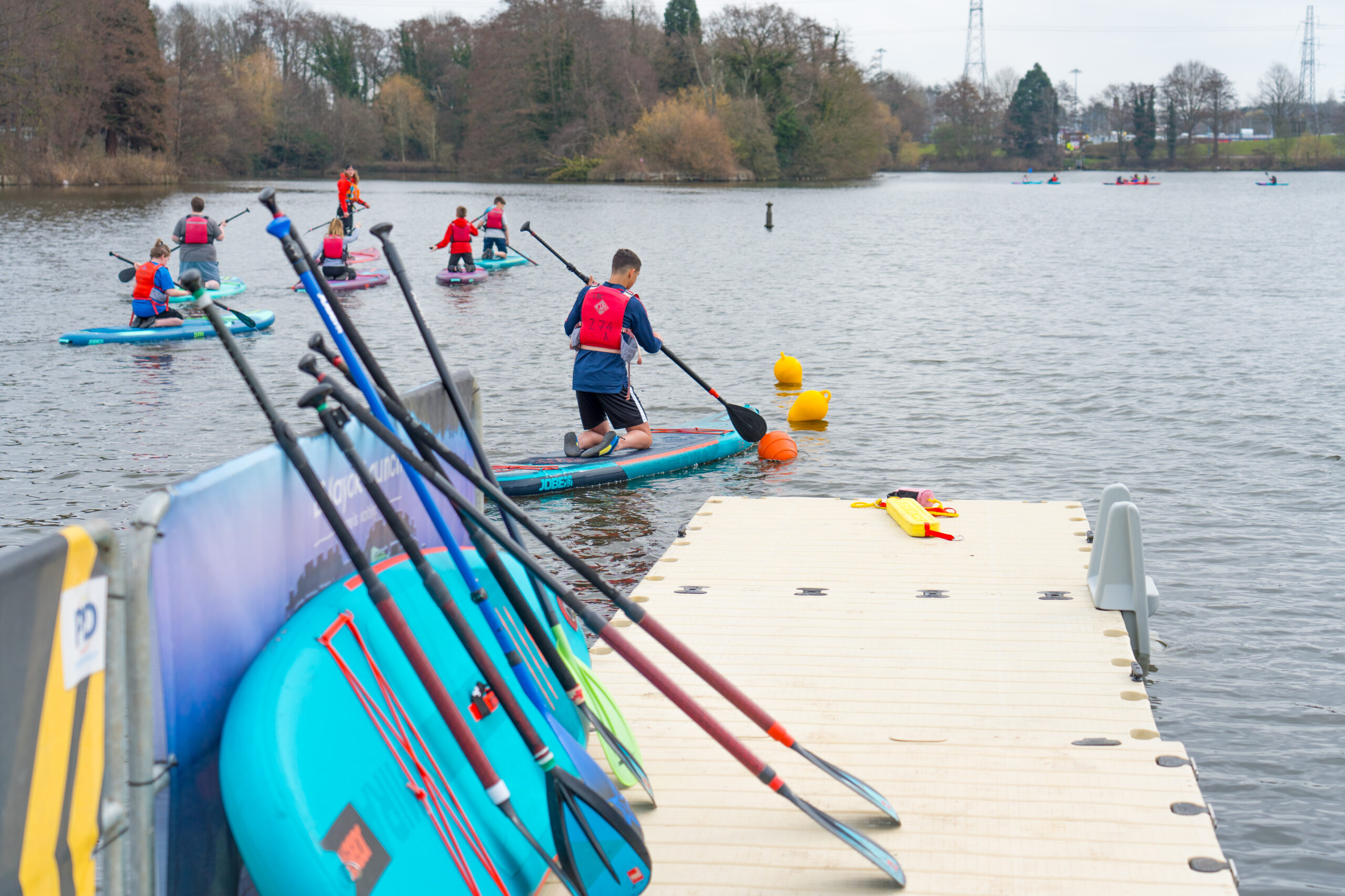 Floating pontoon access