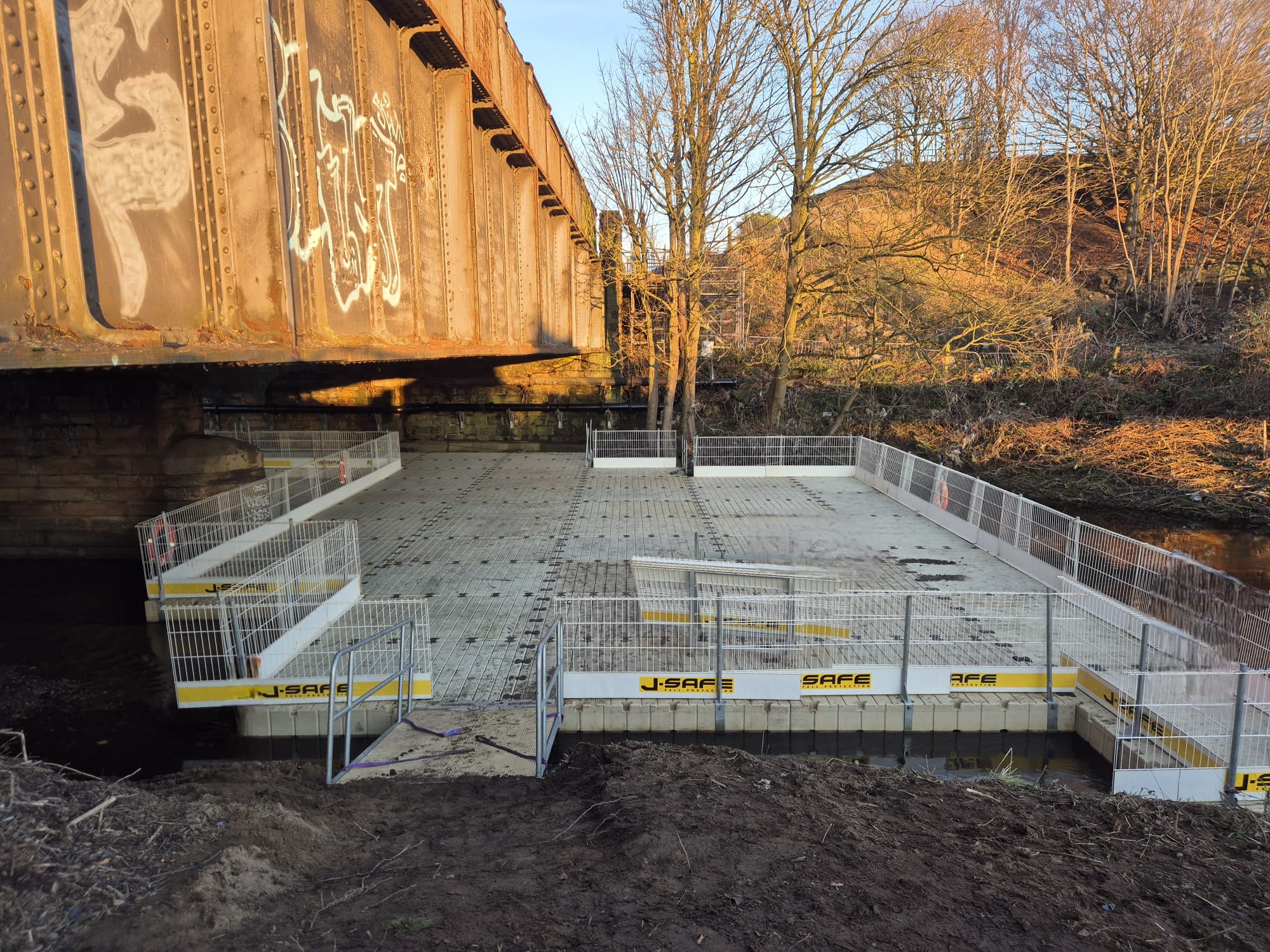 EZ Dock installation example